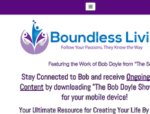 Tablet Screenshot of boundlessliving.com